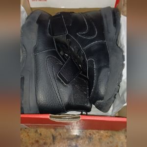 Boys high top Nike boots